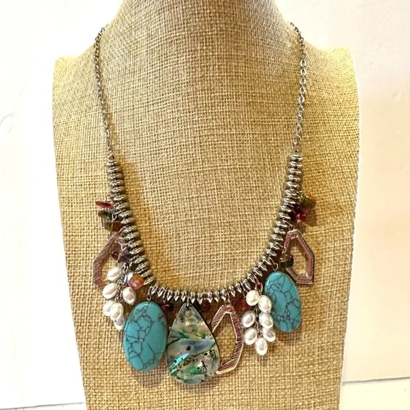 Macys turquoise necklace outlet